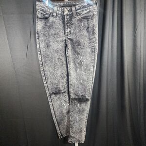 Kimes Ranch Womens Jeans- Bonnie Acid Washed Distressed Size 4